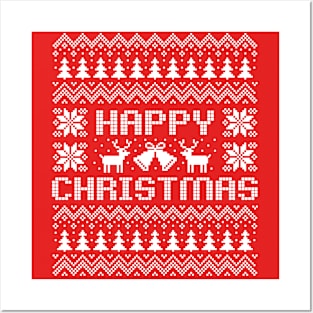 Happy Christmas sweater Posters and Art